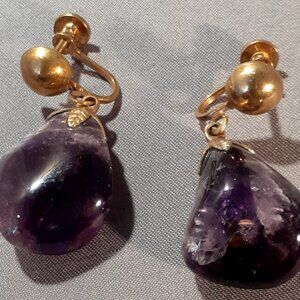 Vintage Amethyst Earrings
